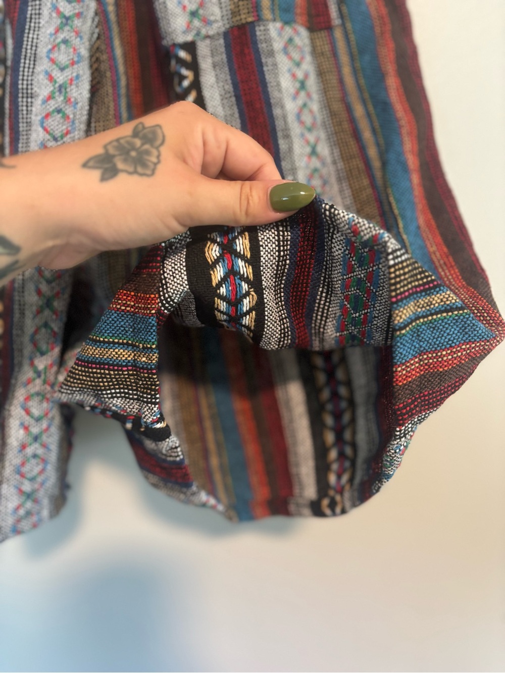 Tribal Spirit Shop Boho Stripe Drawstring Pants - Multicolor - Picture 8 of 8